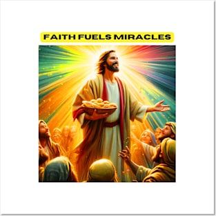 Faith fuels miracles Posters and Art